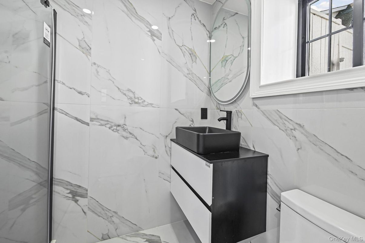Bathroom, Interior, Marble Walls