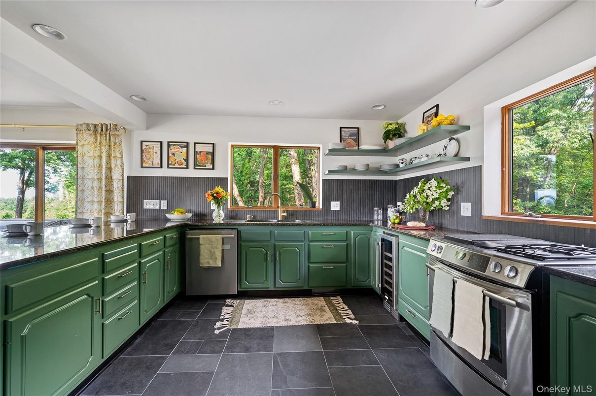 Interior, Kitchen, Recessed Lighting, Stainless Steel Appliances