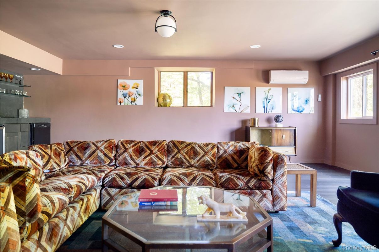 Interior, Living room, Recessed Lighting