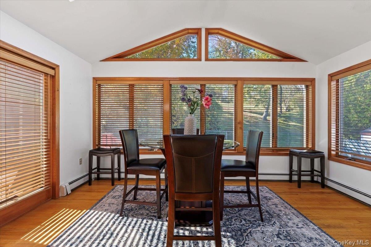 Dining room, Interior, Wood Texture Flooring