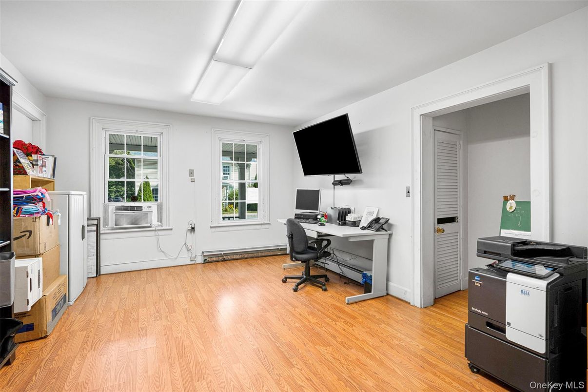 Home Office, Interior, Wood Texture Flooring
