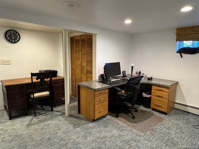Home Office, Interior, Recessed Lighting