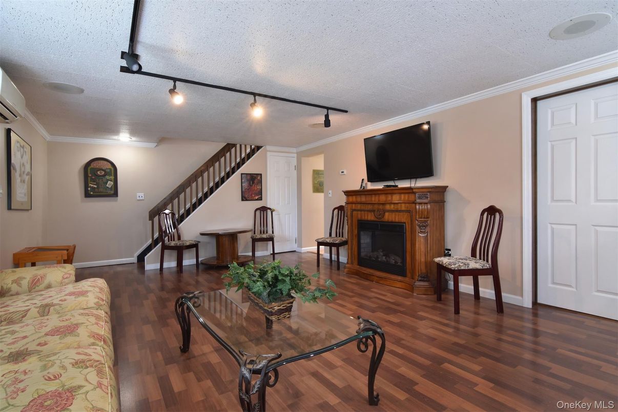 Fireplace, Interior, Wood Texture Flooring