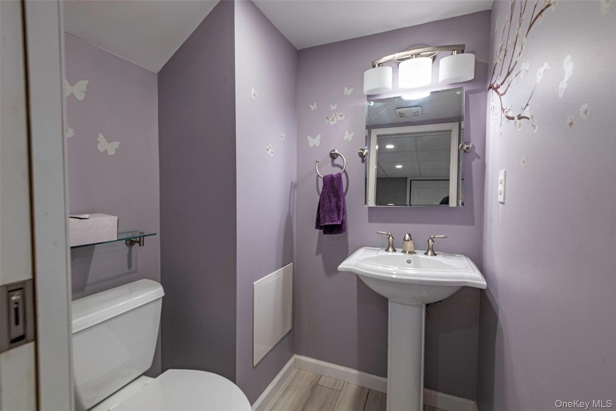 Bathroom, Interior, Wood Texture Flooring