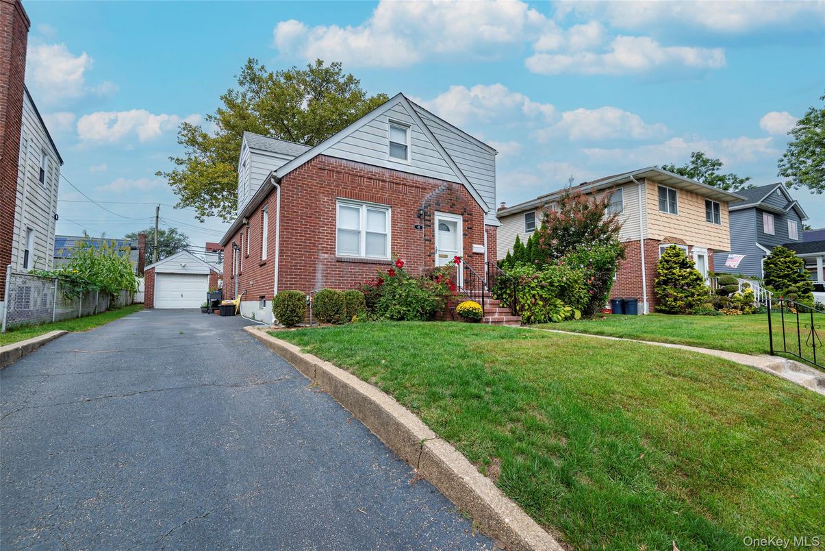 Attached, Detached Garage, Exterior, Facade, Brick Facade, Tudor Revival