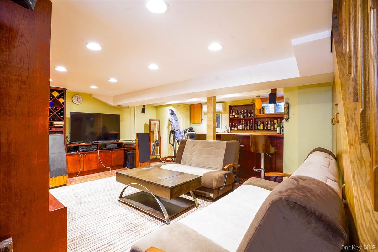 Interior, Living room, Recessed Lighting