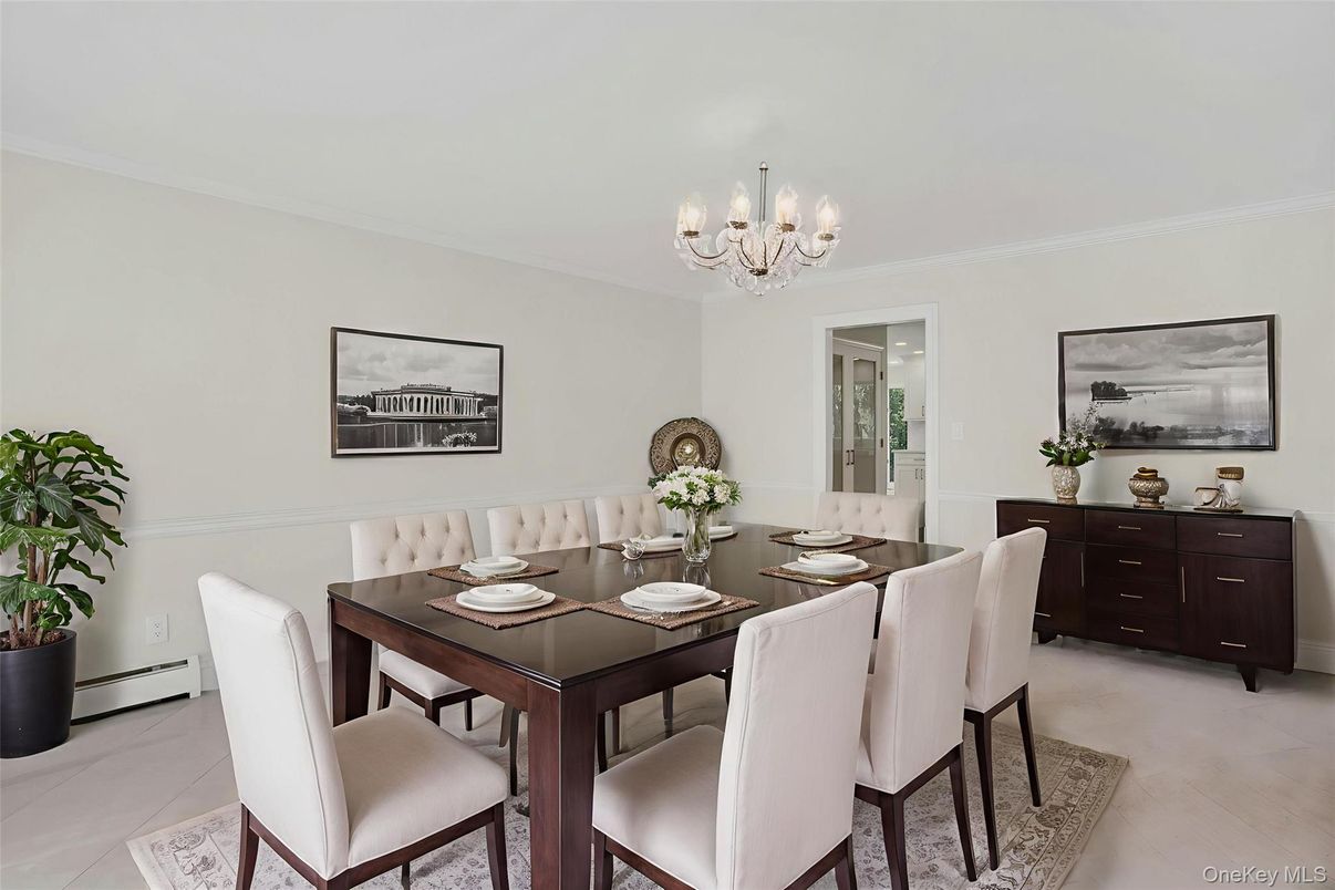 Chandelier, Dining room, Interior