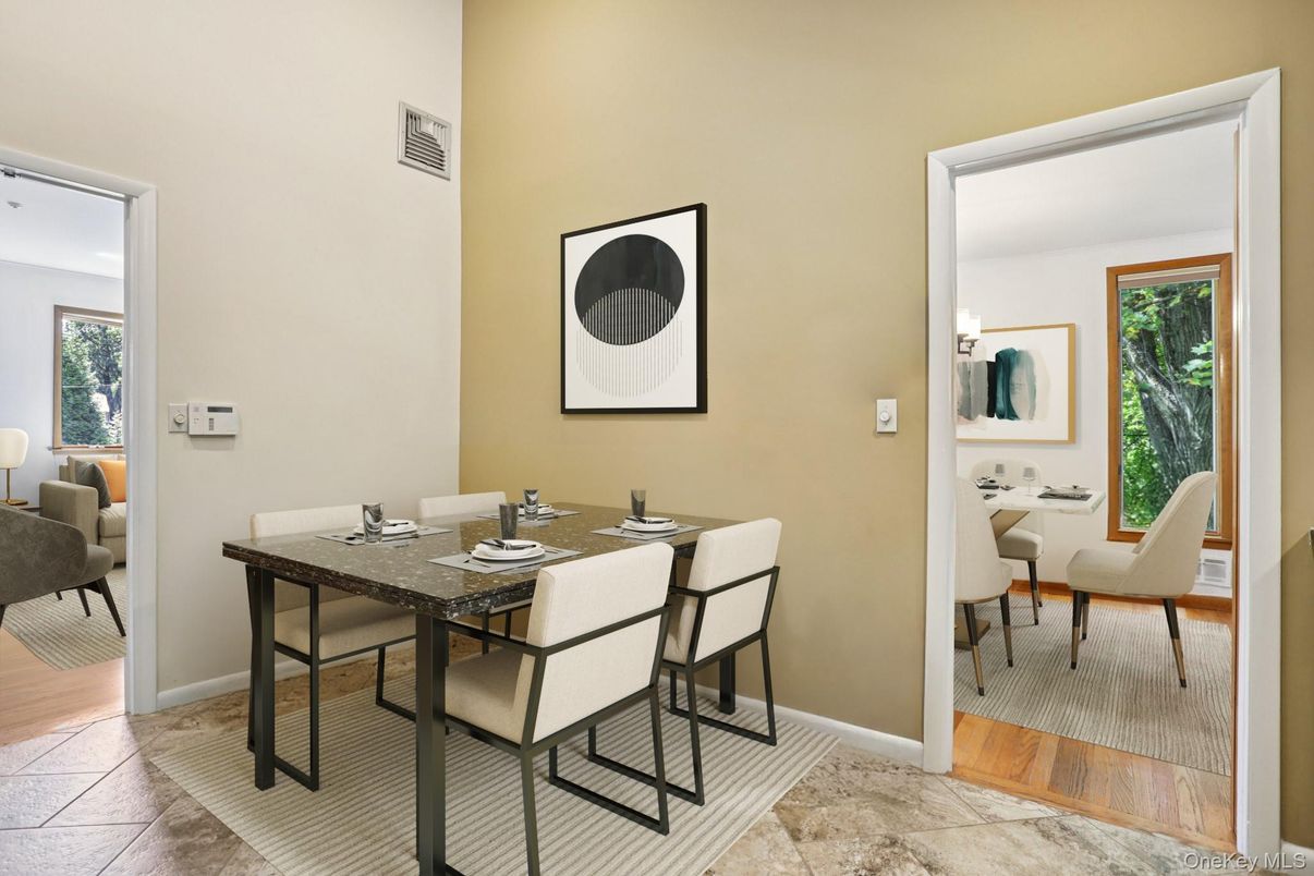 Dining room, Interior, Wood Texture Flooring