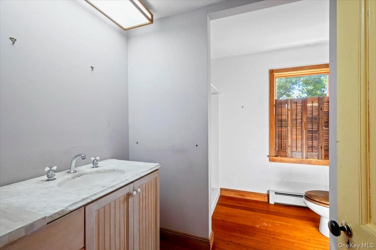 Bathroom, Interior, Wood Texture Flooring