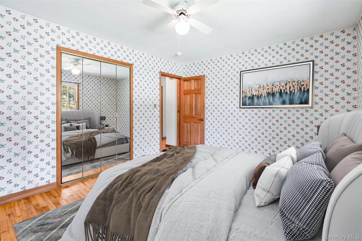 Bedroom, Interior, Wood Texture Flooring
