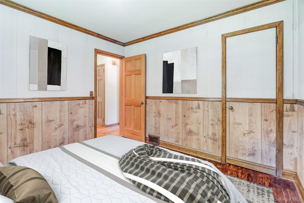 Bedroom, Interior, Wood Texture Flooring