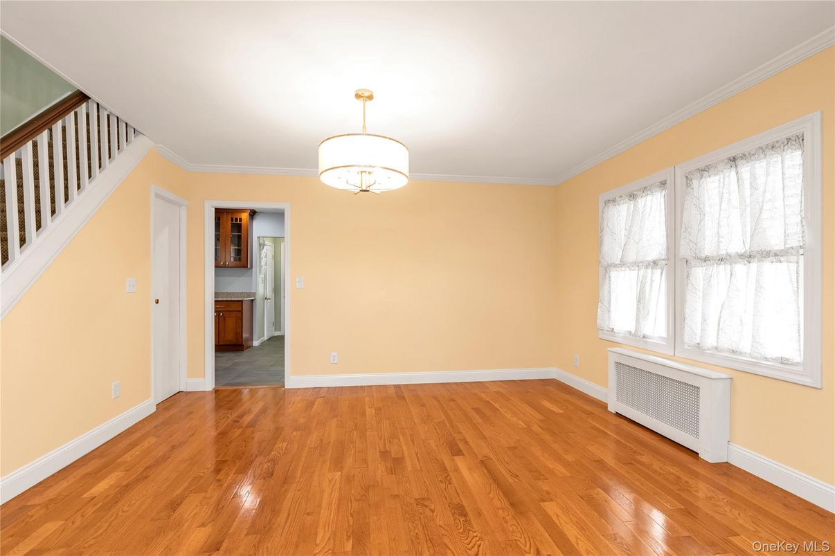 Chandelier, Empty room, Interior, Wood Texture Flooring