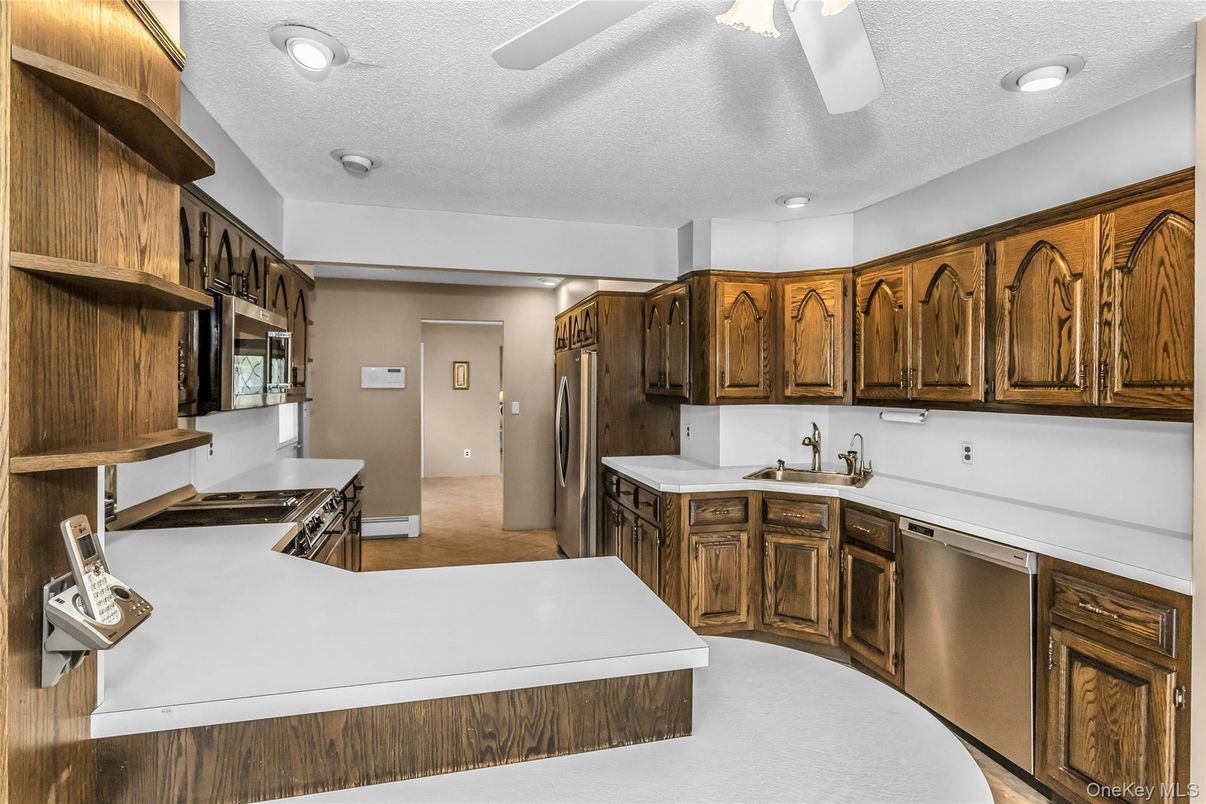 Interior, Kitchen, Recessed Lighting, Stainless Steel Appliances