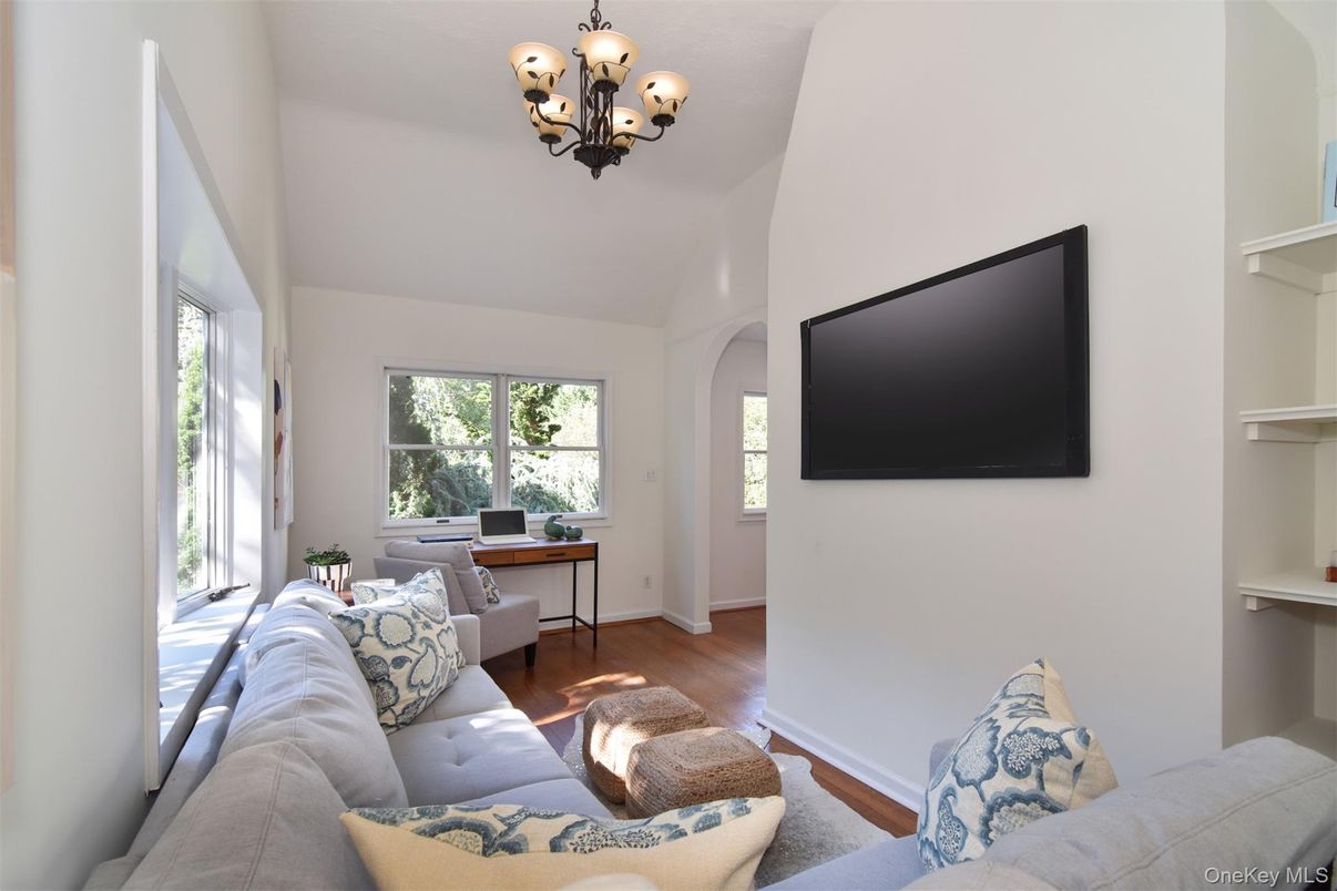 Chandelier, Home Office, Interior, Living room, Wood Texture Flooring