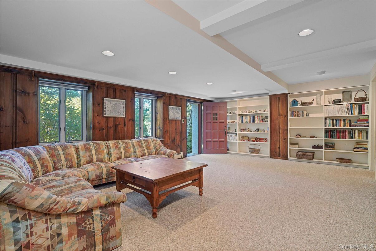 Interior, Living room, Recessed Lighting