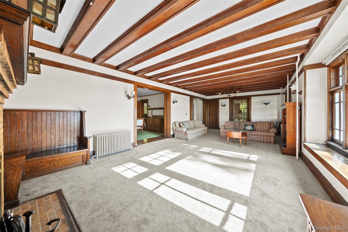 Interior, Wooden Beams