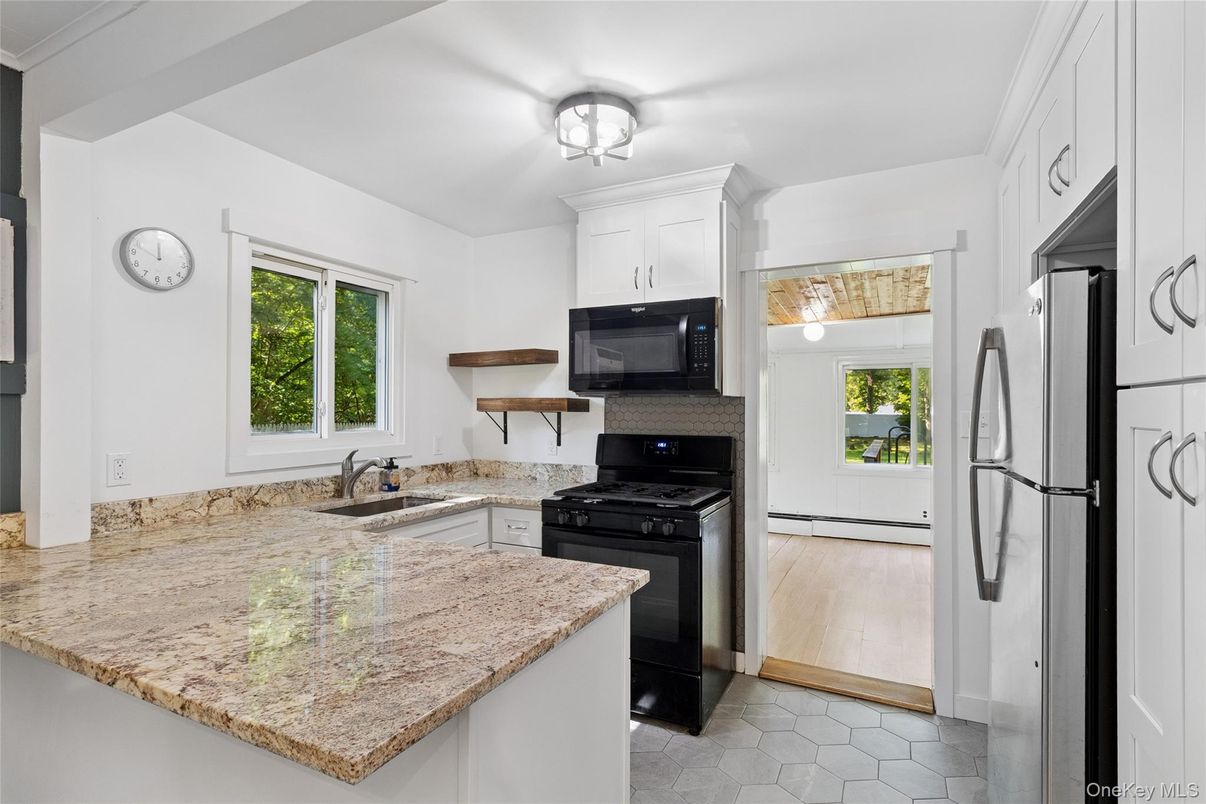 Interior, Kitchen, Wood Texture Flooring
