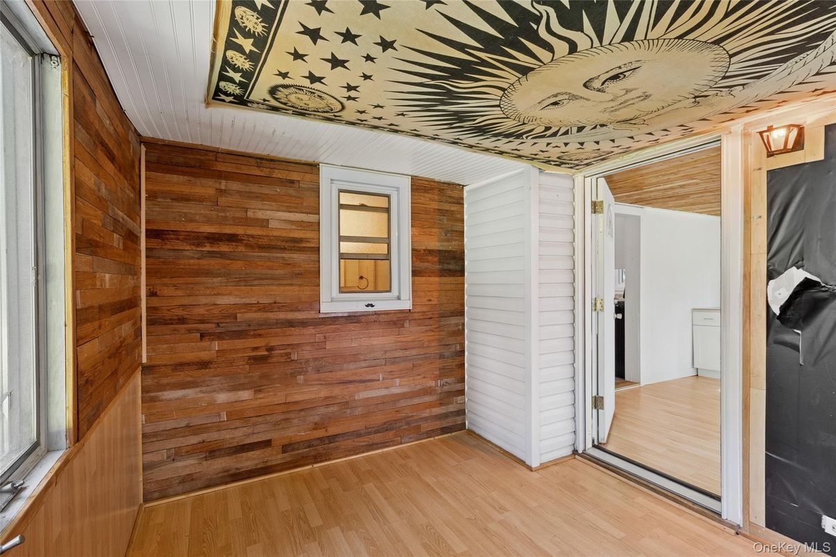 Empty room, Interior, Wood Texture Flooring, Wooden Walls
