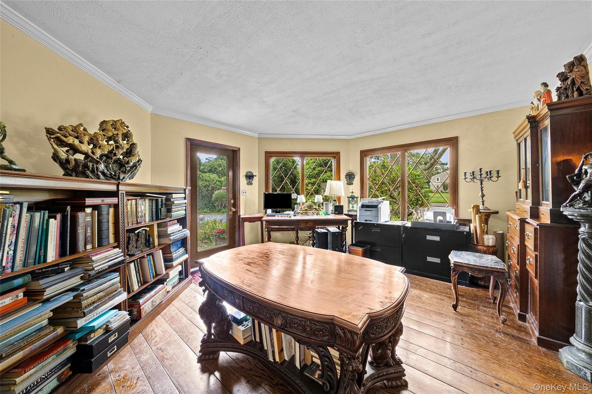 Home Office, Interior, Wood Texture Flooring