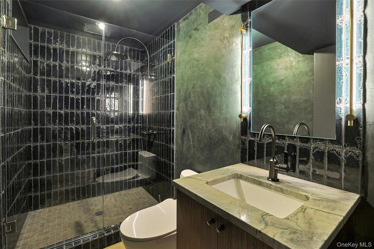 Bathroom, Glass Shower, Interior