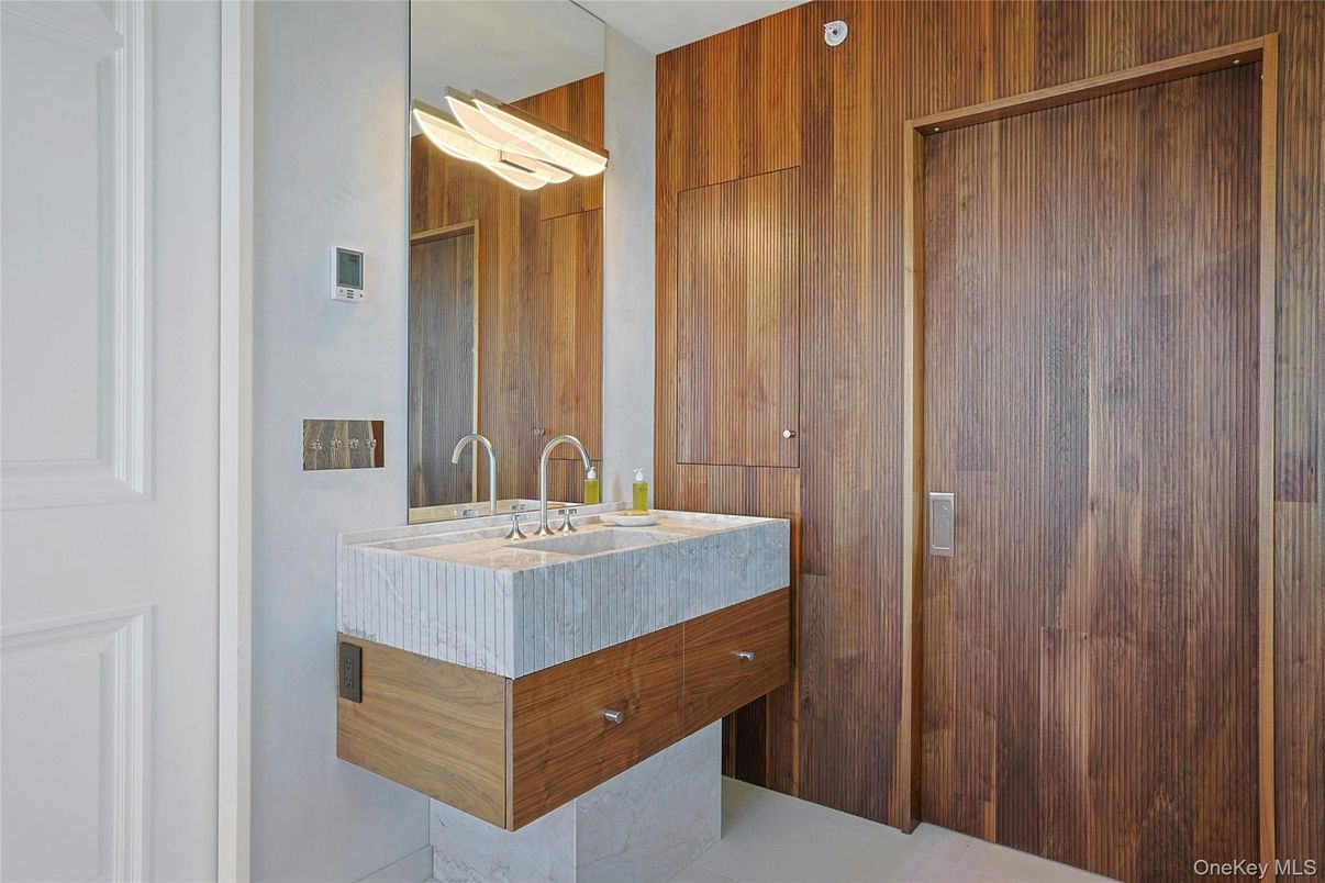 Bathroom, Interior, Wooden Walls