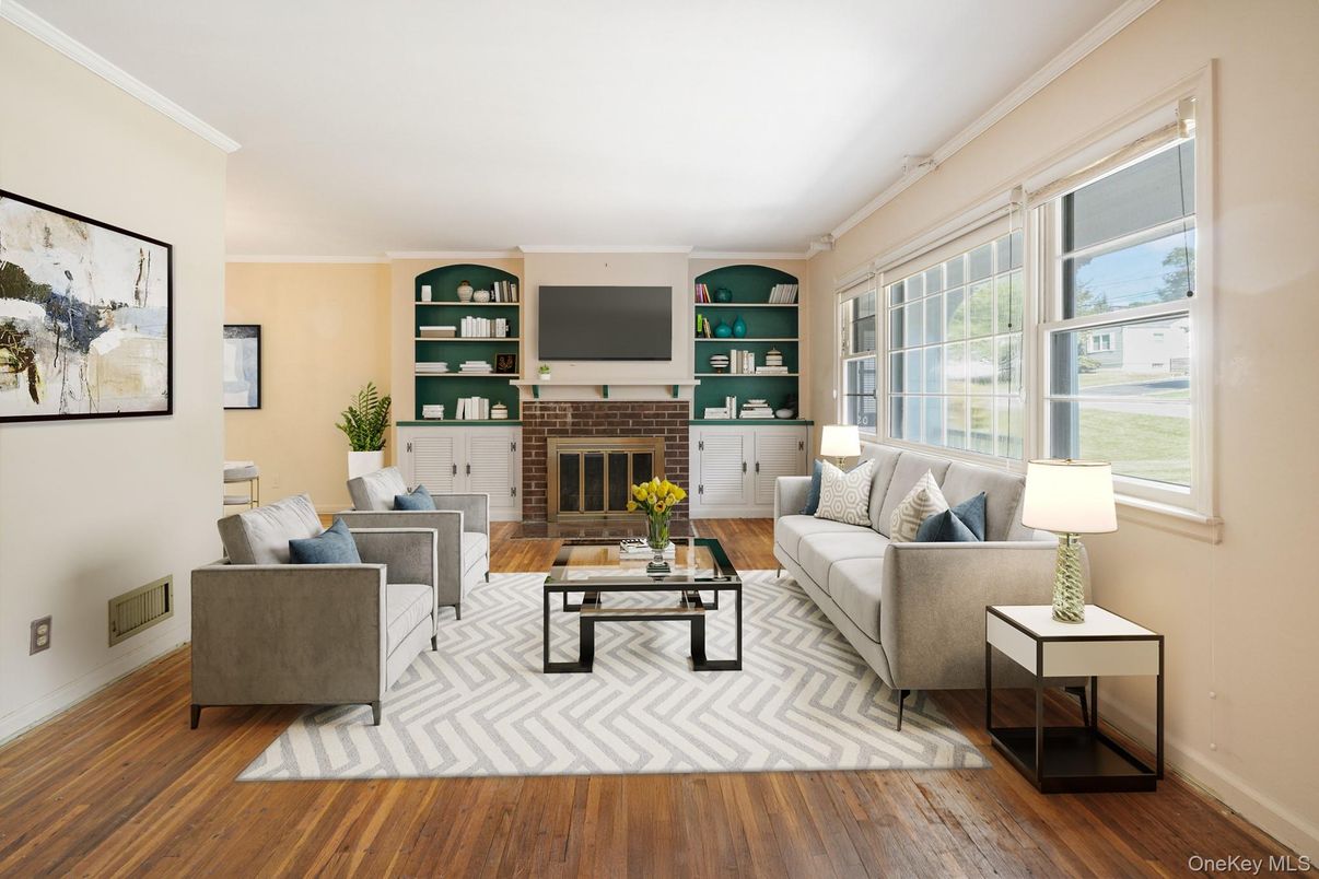 Fireplace, Interior, Living room, Wood Texture Flooring