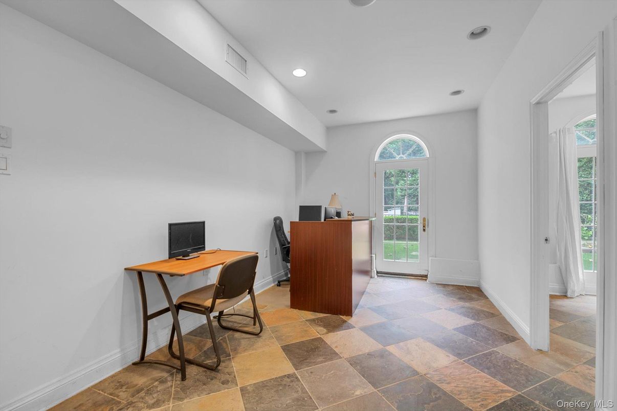Home Office, Interior, Recessed Lighting