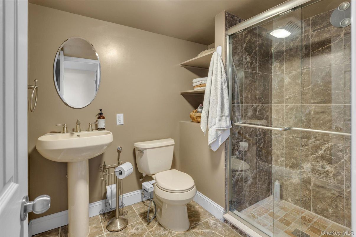 Bathroom, Glass Shower, Interior