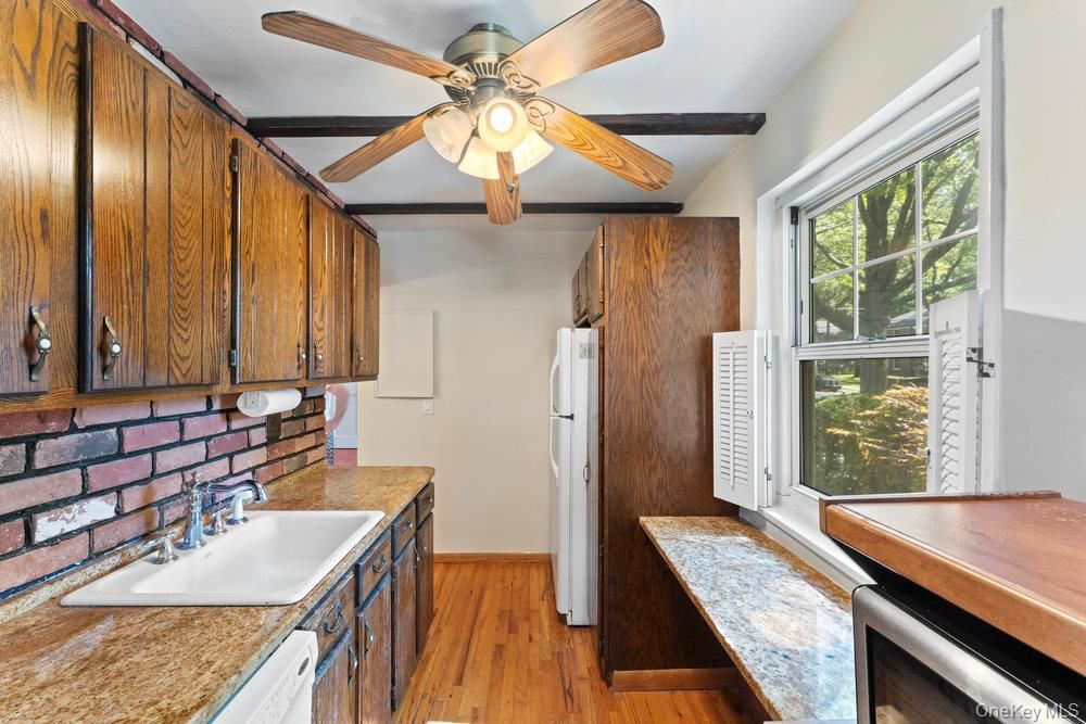 Interior, Kitchen, Wood Texture Flooring