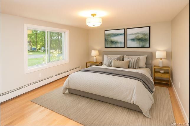 Bedroom, Interior, Wood Texture Flooring