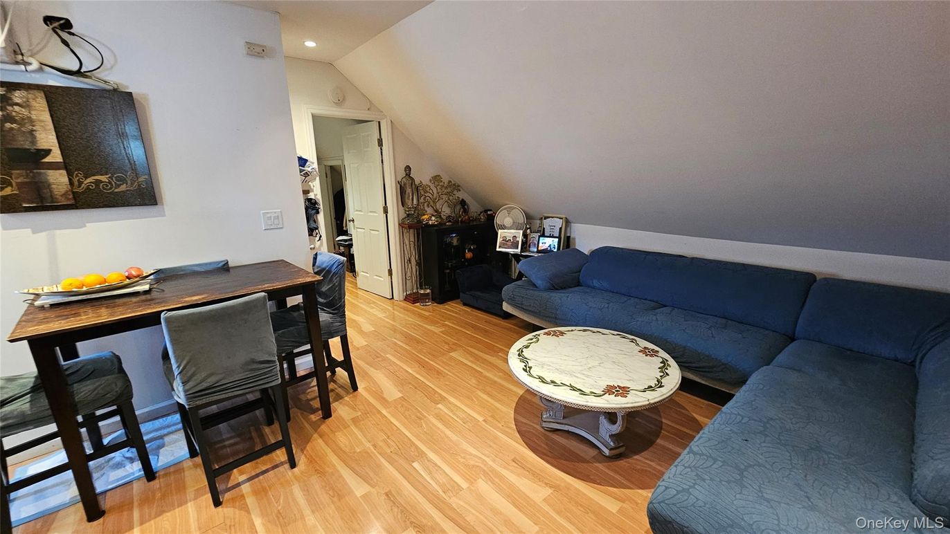 Dining room, Interior, Living room, Recessed Lighting, Wood Texture Flooring