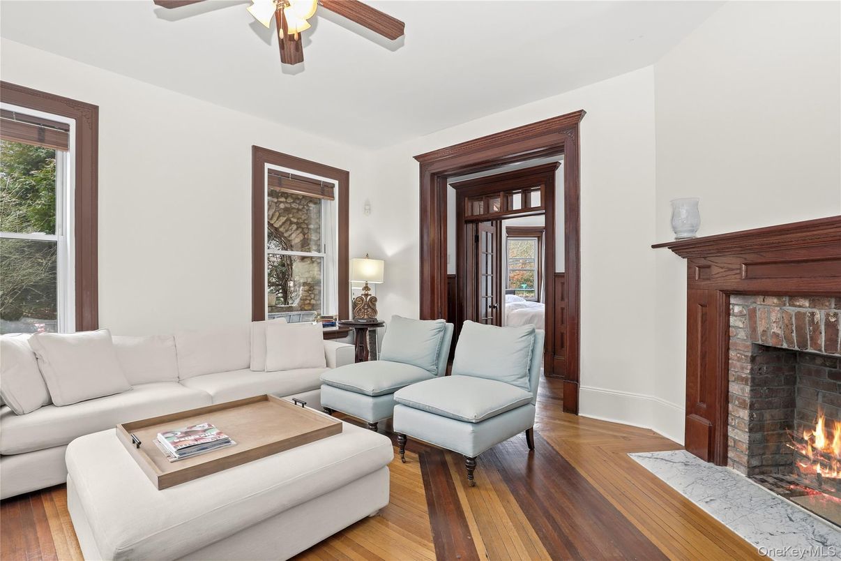 Fireplace, Interior, Living room, Wood Texture Flooring