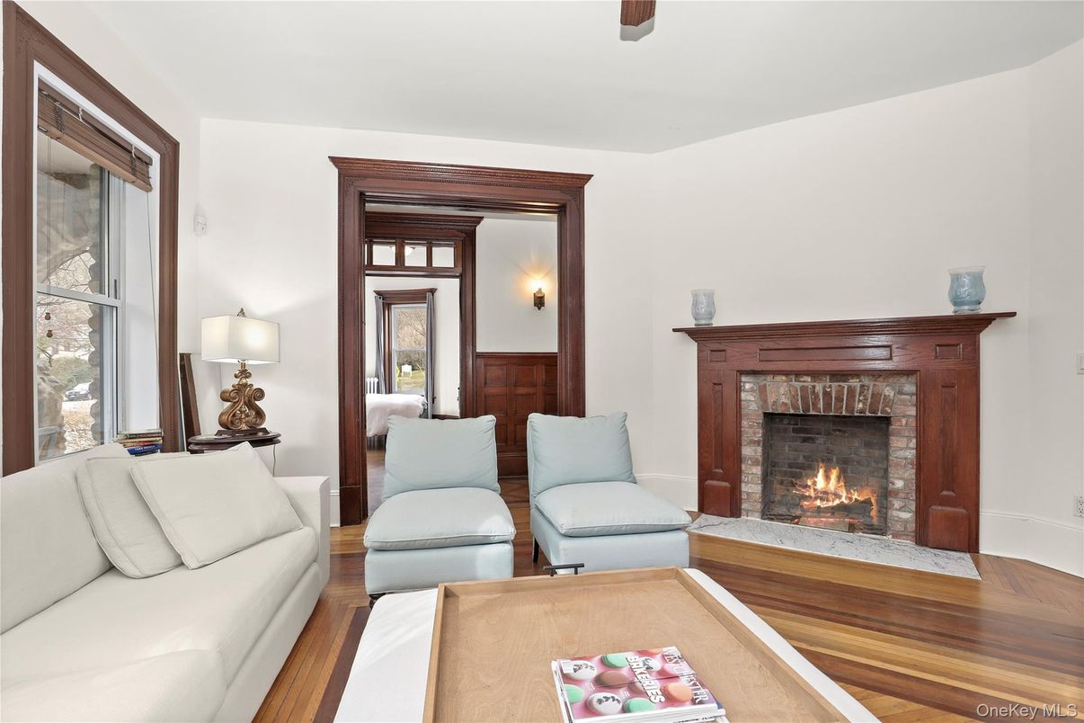 Fireplace, Interior, Living room, Wood Texture Flooring