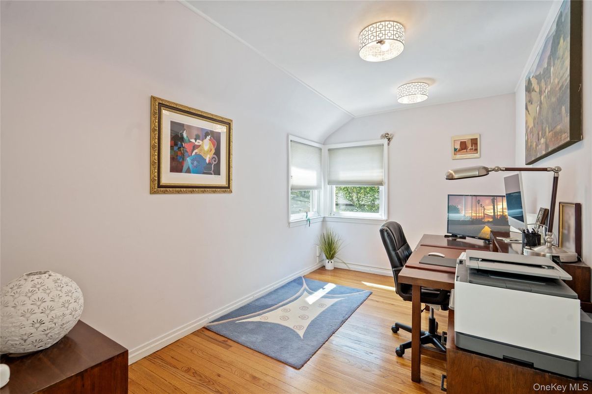 Home Office, Interior, Wood Texture Flooring