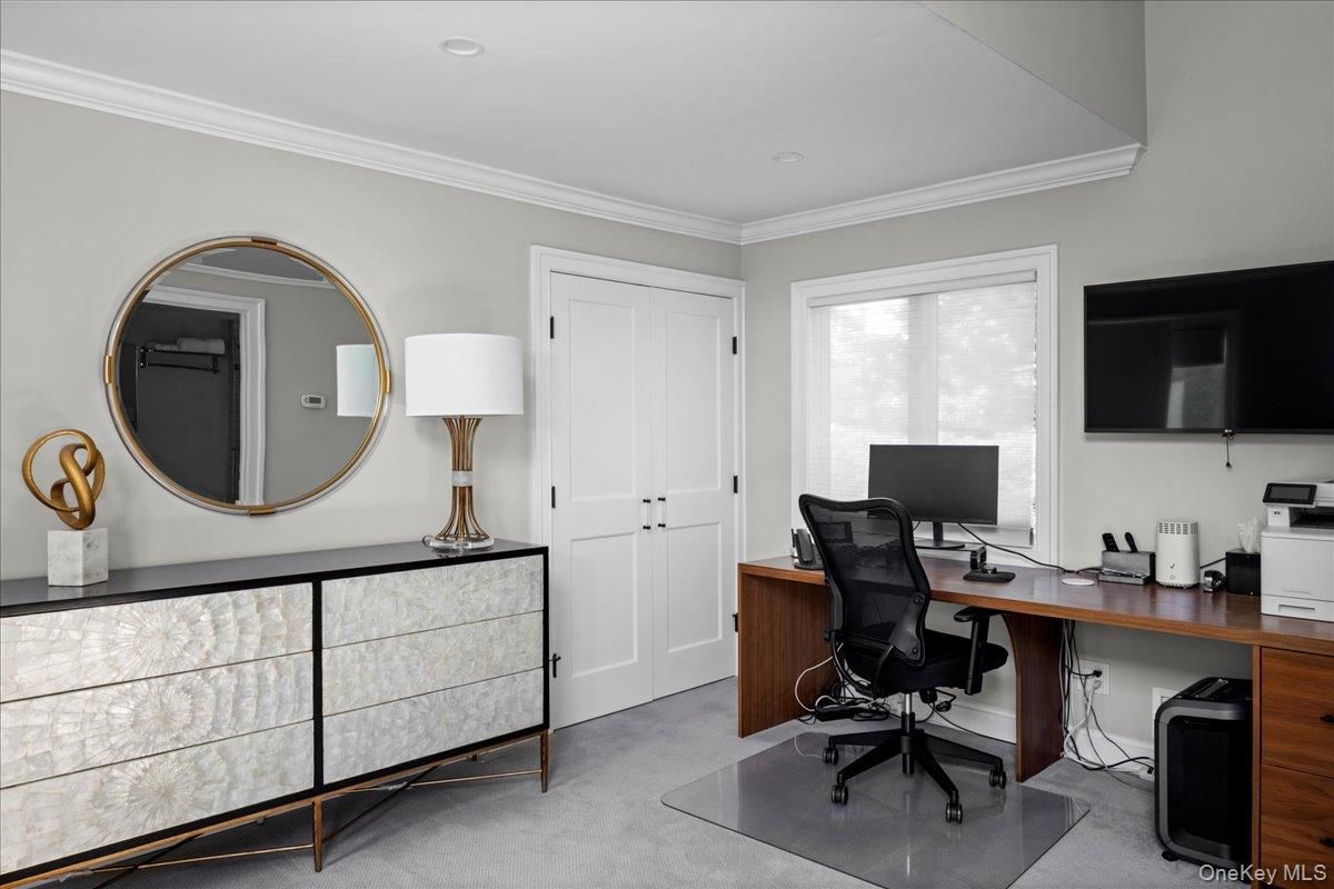 Home Office, Interior, Recessed Lighting