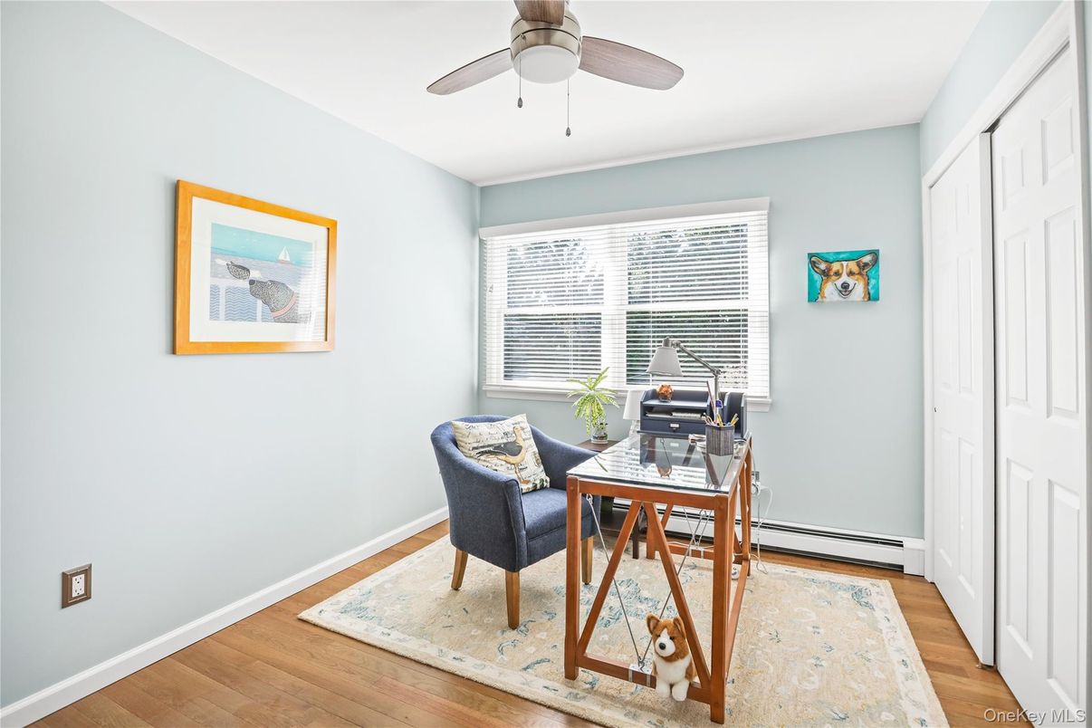 Home Office, Interior, Wood Texture Flooring