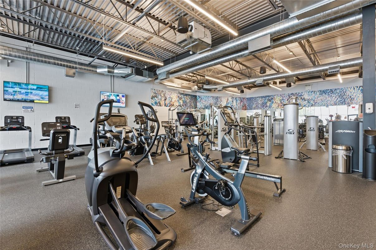 Fitness Equipment, Gym, Interior