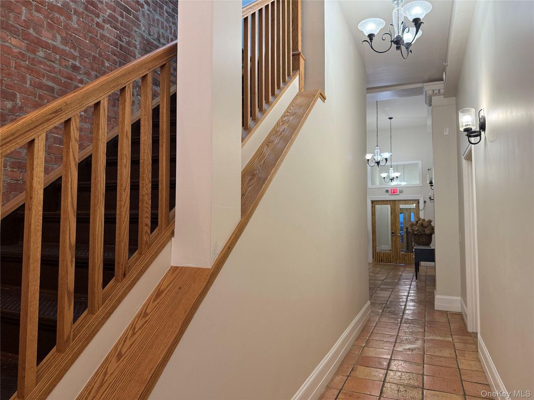 Chandelier, Interior, Pendant Lights, Stone Walls