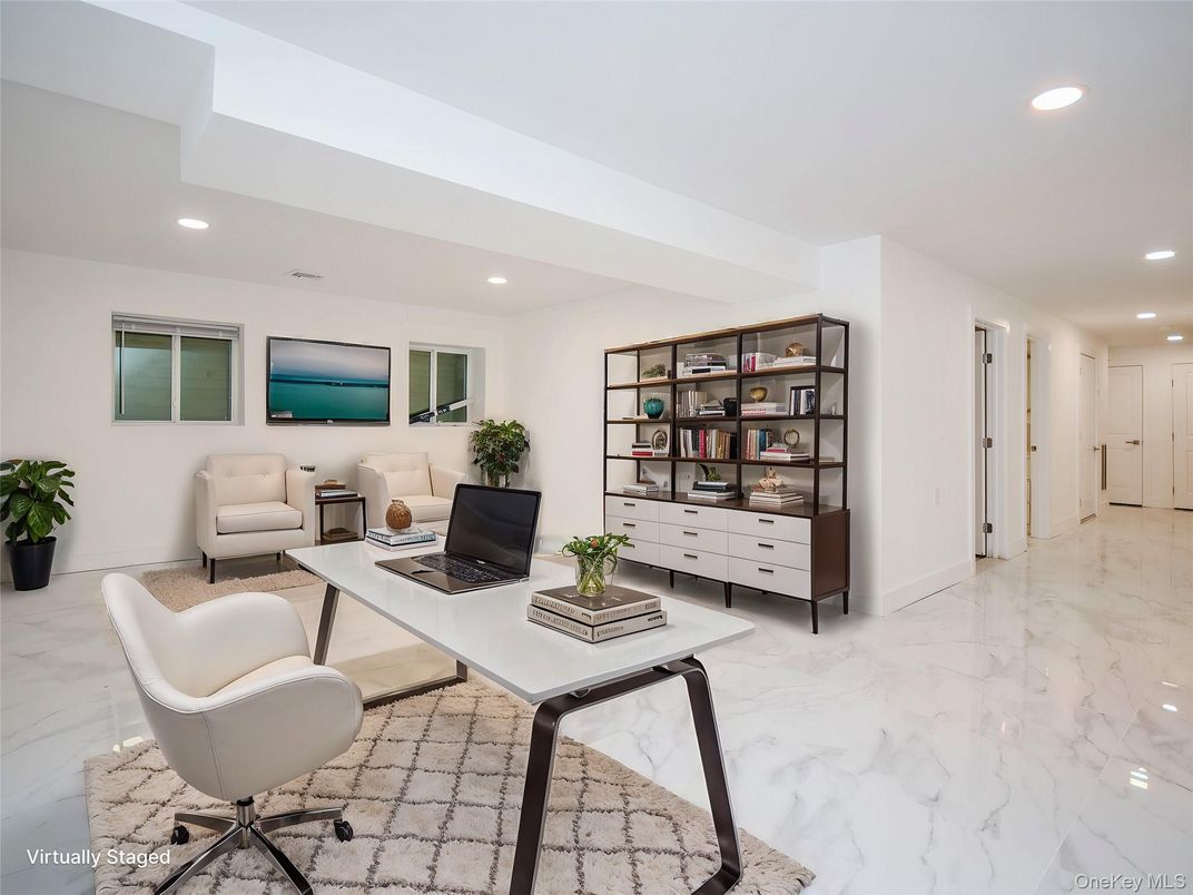 Interior, Living room, Marble, Recessed Lighting