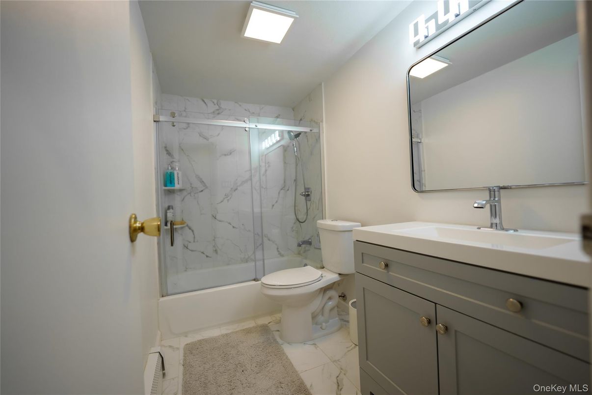 Bathroom, Glass Shower, Interior, Marble, Marble Walls