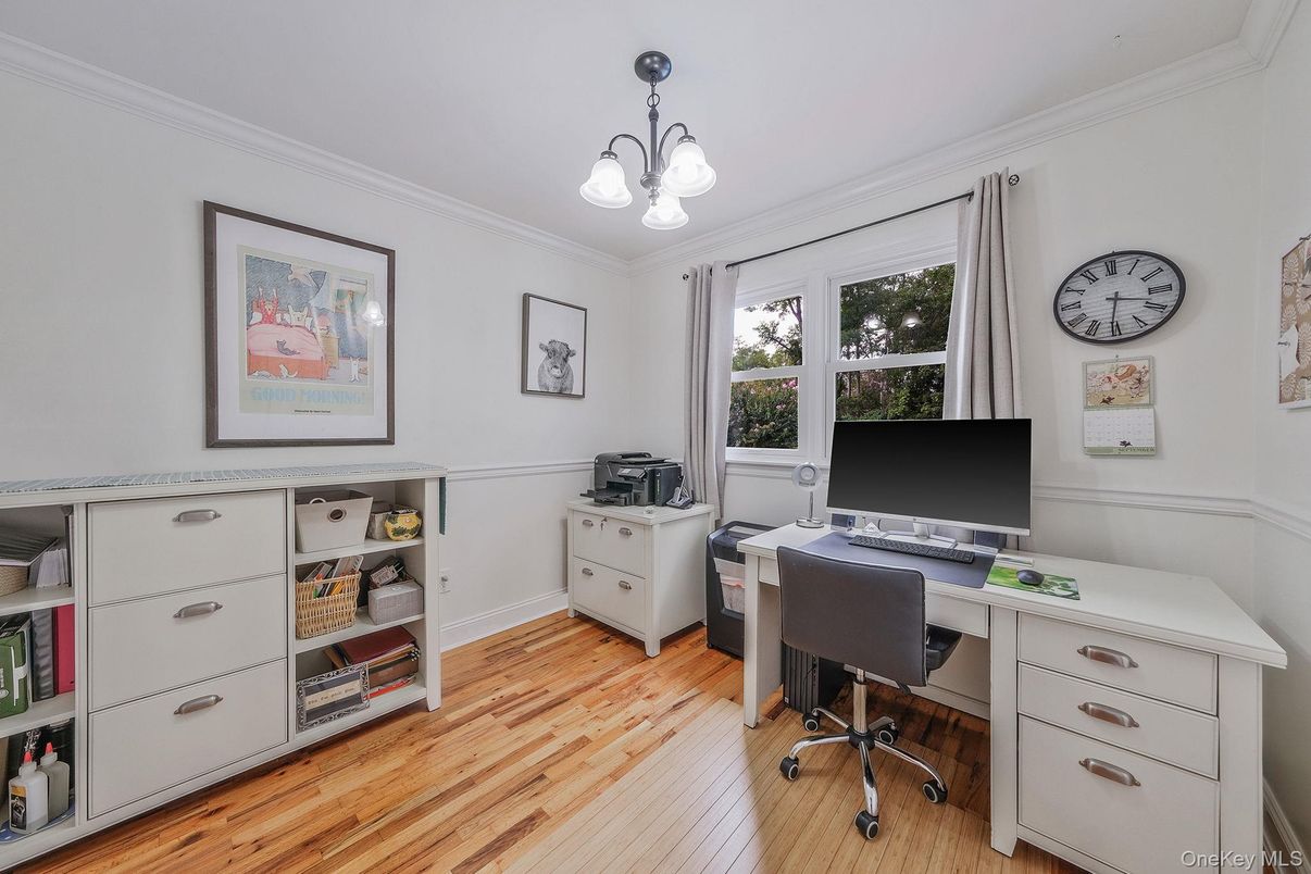 Home Office, Interior, Wood Texture Flooring