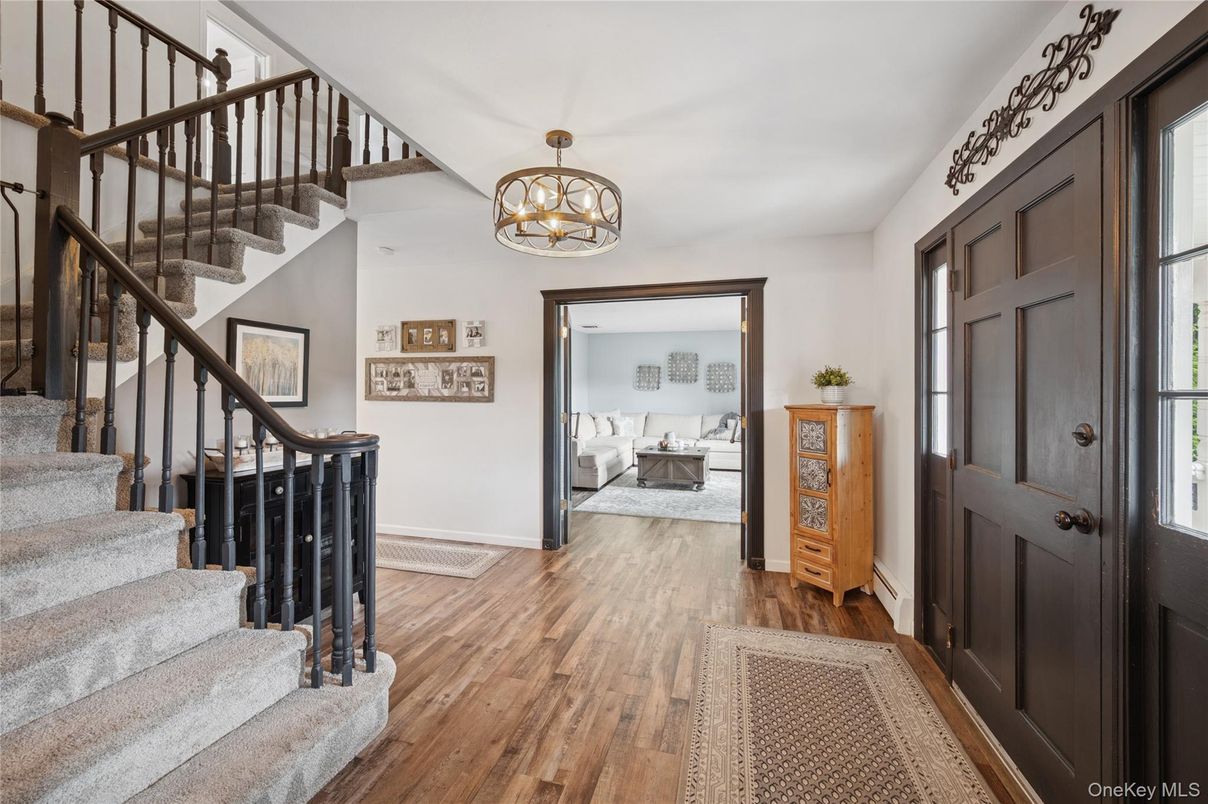 Chandelier, Interior, Wood Texture Flooring