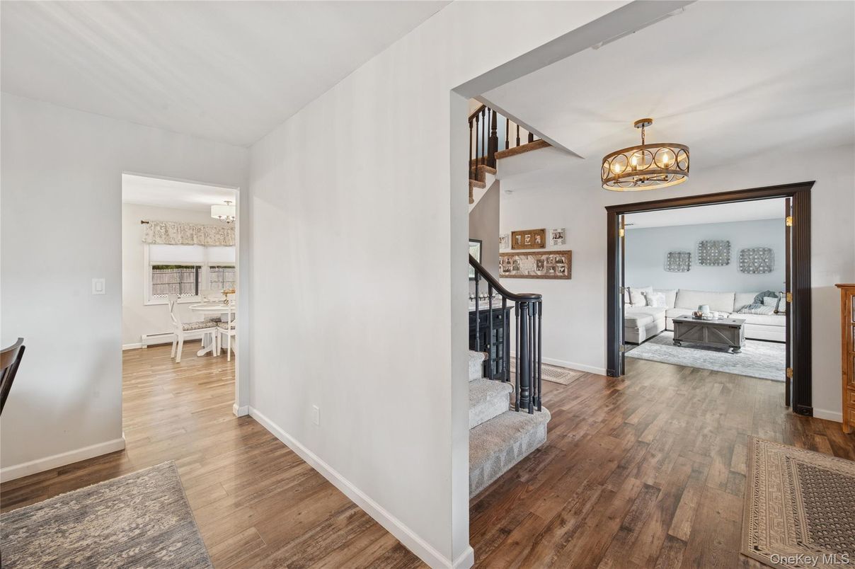 Bedroom, Chandelier, Dining room, Interior, Wood Texture Flooring