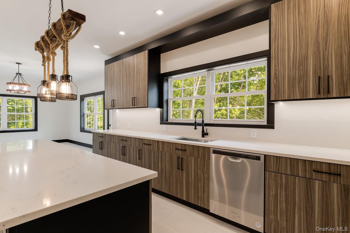 Interior, Kitchen, Recessed Lighting, Stainless Steel Appliances