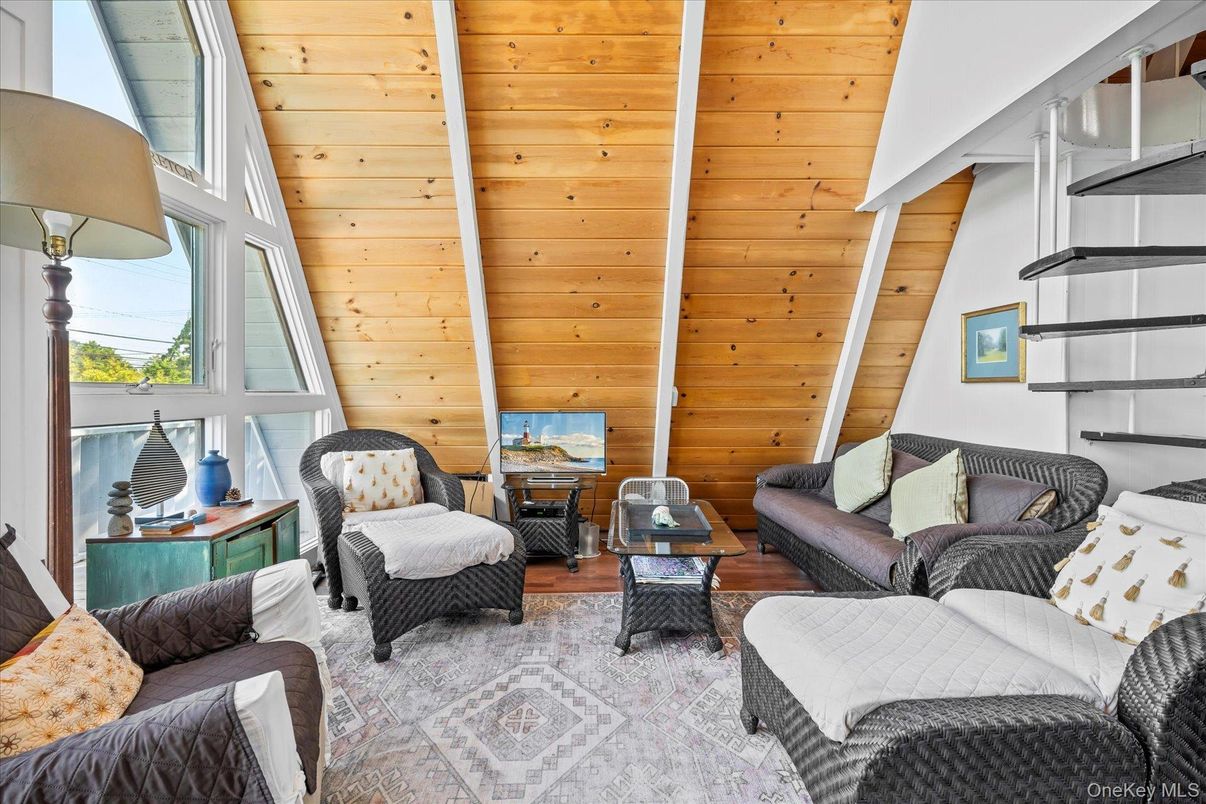 Interior, Living room, Wooden Walls