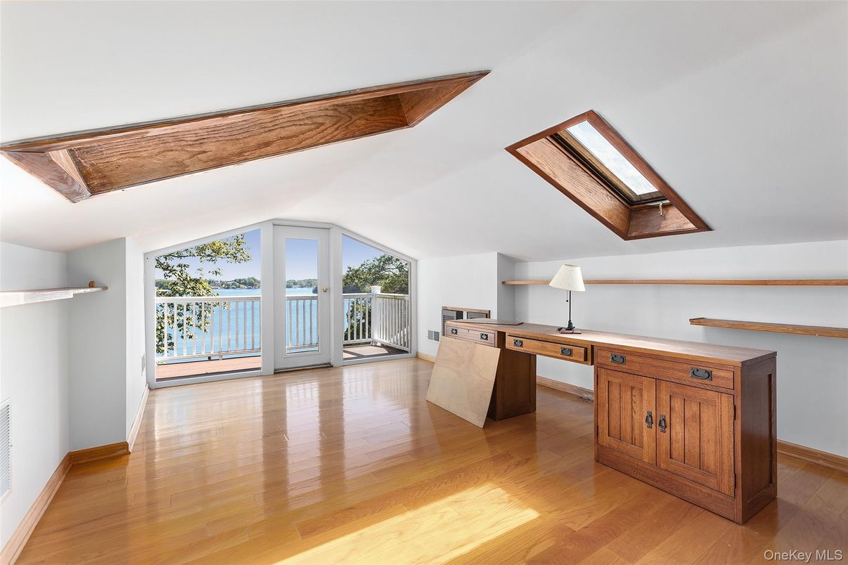 Home Office, Interior, Wood Texture Flooring