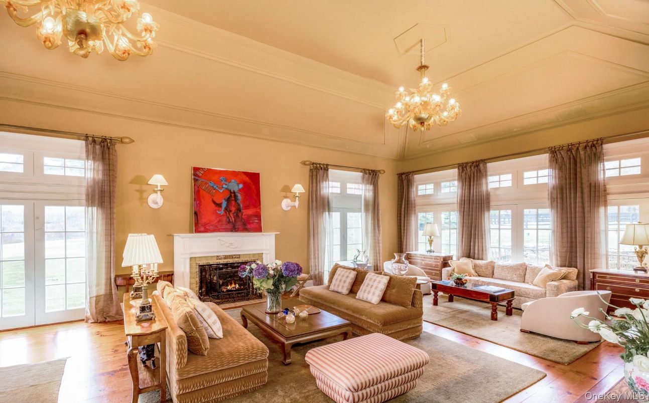 Chandelier, Fireplace, Interior, Living room, Wood Texture Flooring