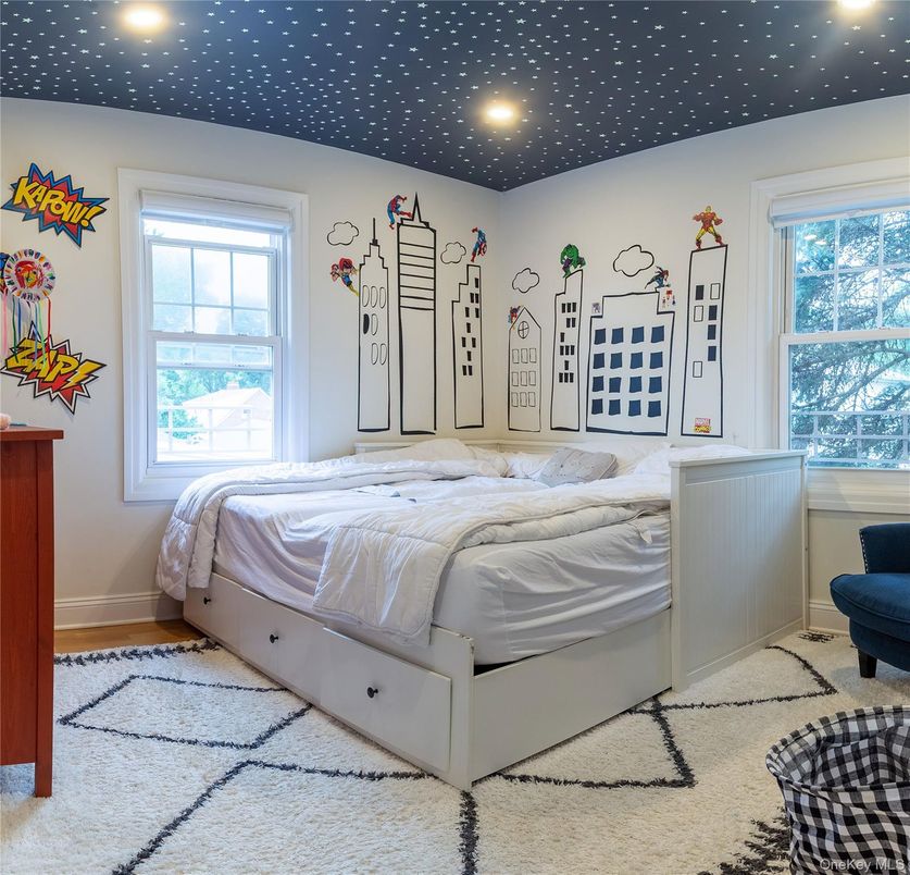 Bedroom, Interior, Recessed Lighting