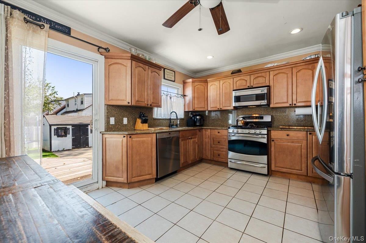 Interior, Kitchen, Recessed Lighting, Stainless Steel Appliances
