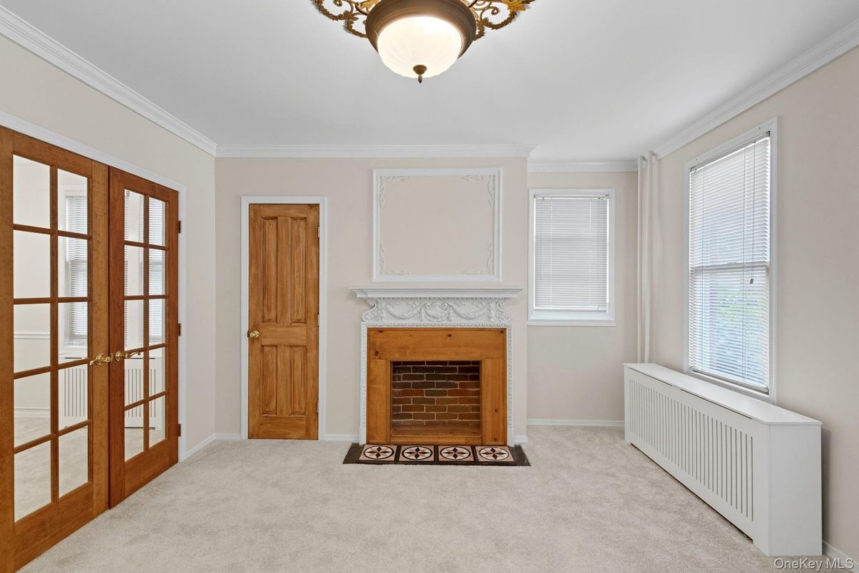 Empty room, Fireplace, Interior